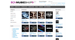 Desktop Screenshot of bcnmusicshop.com